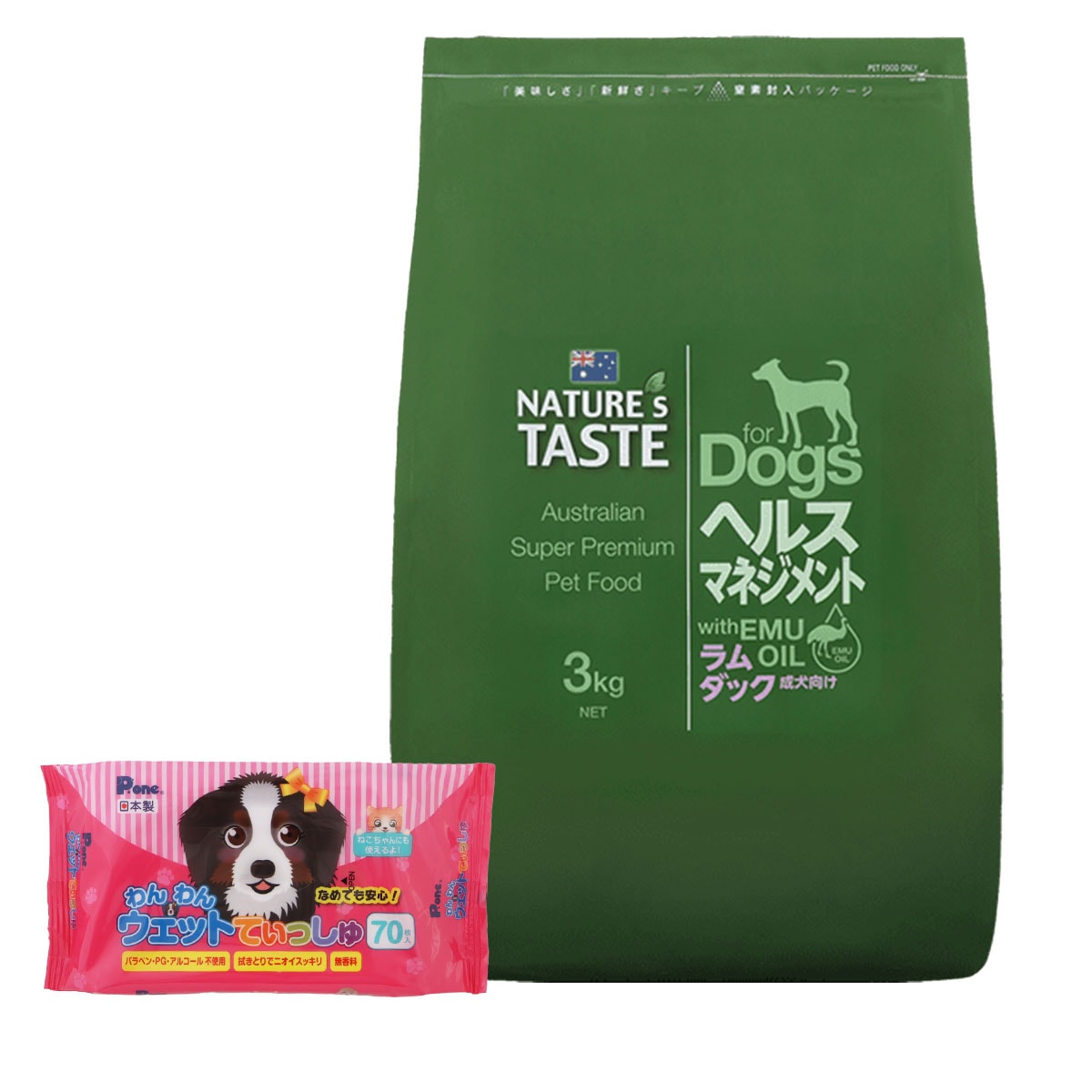 ヘルスマネジメント ラム＆ダック 3kg【わんわんウエットてぃっしゅ1個付き】