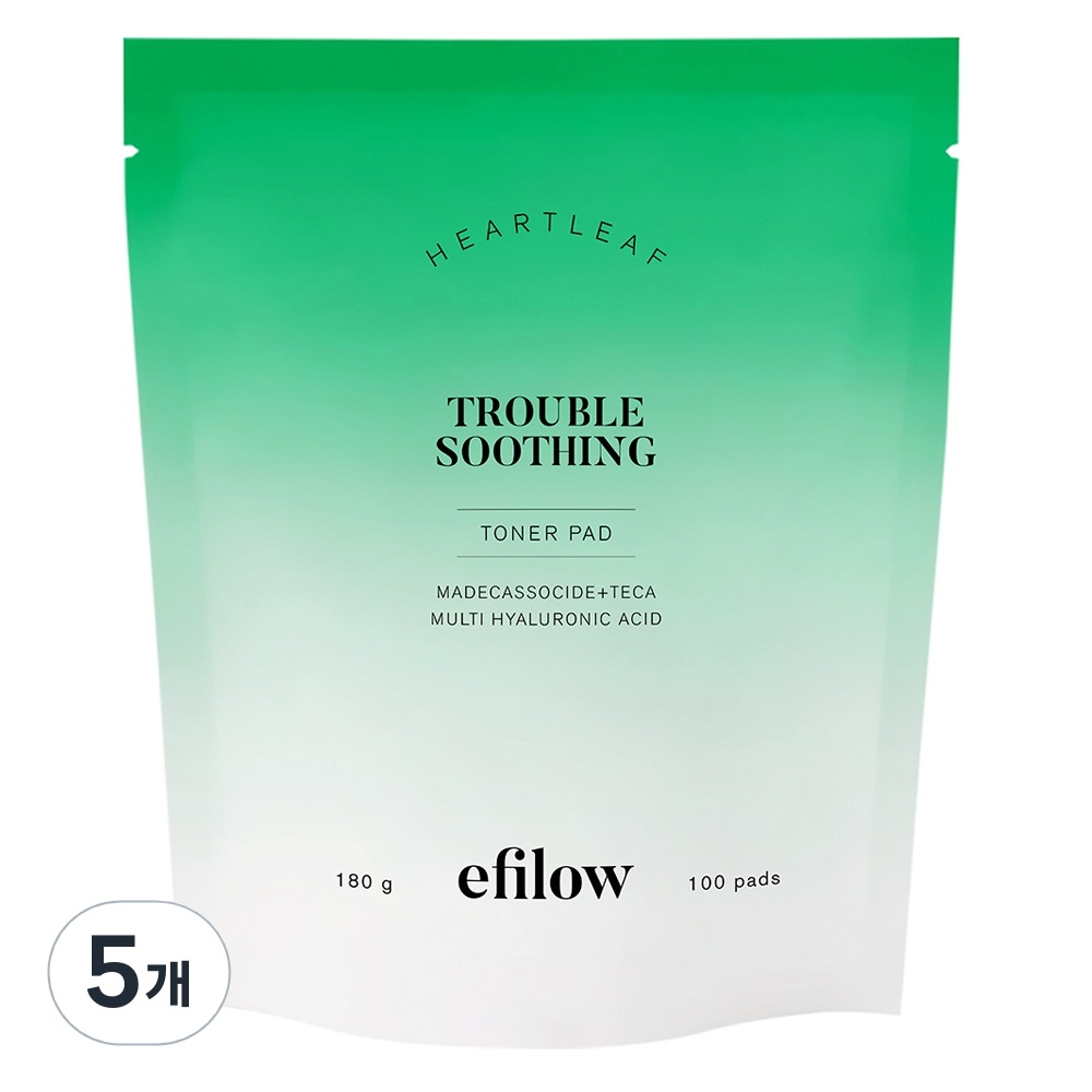 エピロー ドクダミ マデカソサイドトラブルスージング トナーパッド 詰め替え 180g100枚入5個