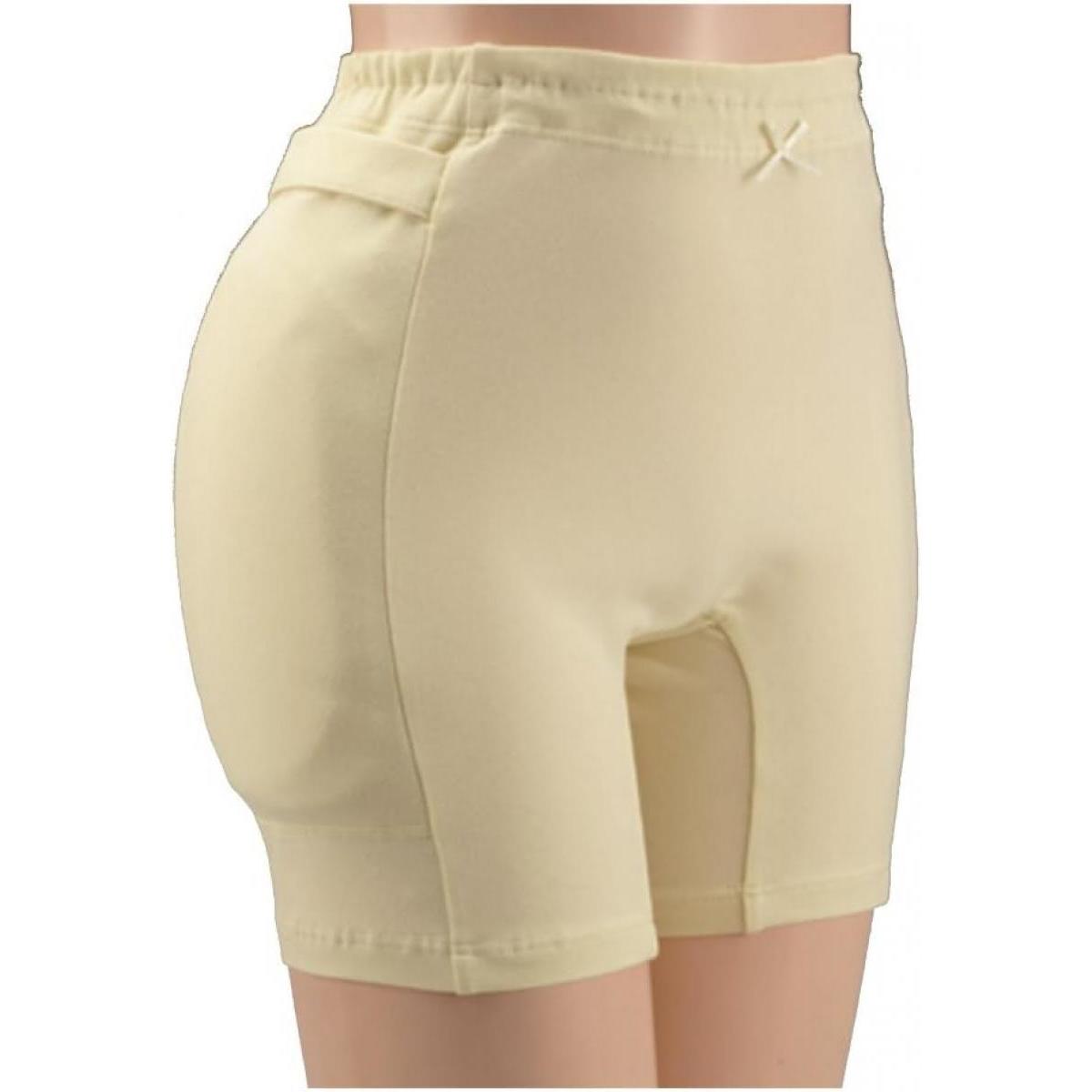 日本エンゼル ラクッションパンツ女性用 クリーム L [転倒時衝撃吸収パンツ] 婦人 転倒 骨折 対策 クッション付 パンツ