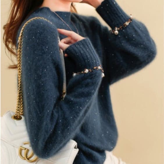 トップス デート カットソー ニットソー セーター 袖あり 長袖 かわいい 大人可愛い きれいめ シンプル カジュアル 大人 上品 おしゃれ お洒落 かっこいい レトロ 大人女子 こなれ感 キュート