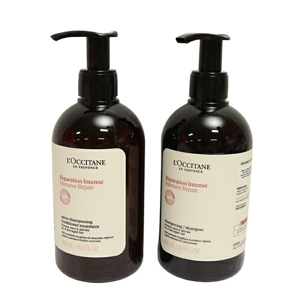 インテンシヴリペア シャンプー500mL ＆ コンディショナー500mL 2点セット ダメージ補修 ヘアケア 正規品 ギフト プレゼント 人気 女性 誕生日 記念日 しっとり まとまる 贈り物