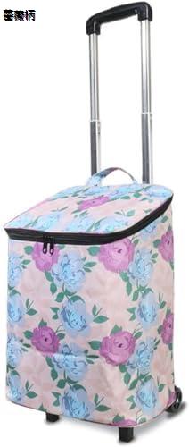 買い物カート ショッピングカート お買い物バッグ キャリーカート 折りたたみ式 保冷 保温 2輪 ショッピングバッグ 高さ調節グリップ 男女兼用 便利グッズ 荷物運び 運搬 アウトドア エコバッグ