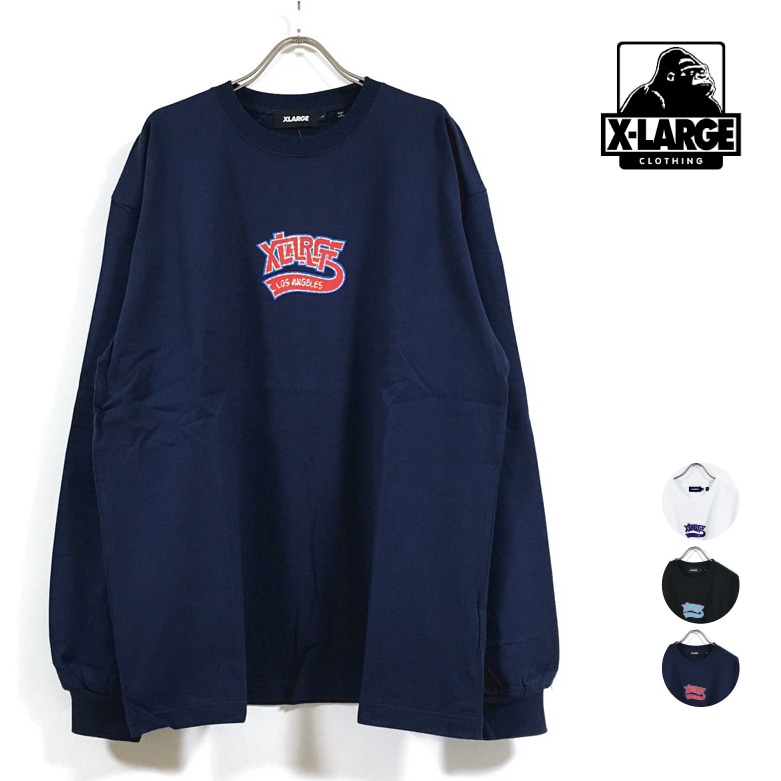 XLARGE エクストララージ XL HOLOGRAM LOGO 長袖 Tシャツ 送料無料