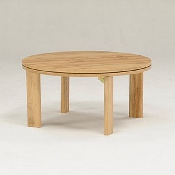 光製作所 コンパクトこたつ ウッディコ 丸 メーカー直送