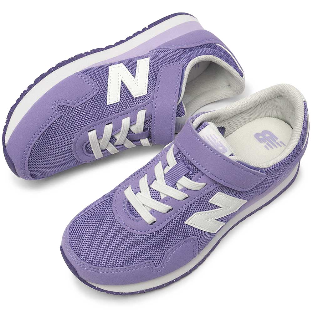 PV323 CC シーズナルカラー ジュニア 子供靴 シンプル マジックテープ ゴムシューレース キッズ スニーカー