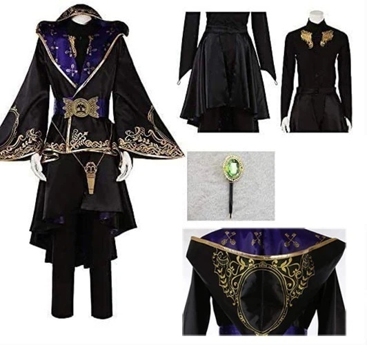 最安値挑戦 仮装 ハロウィン 衣装 コスプレ ドラコニア マレウス ディアソムニア寮 式典服 コスプレ ツイステ