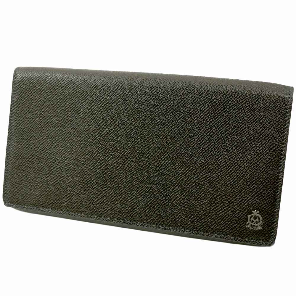 ダンヒル 長財布 メンズ レザー ダークグレー(カーキグレー系) dunhill BOURDON MINI ORGANISER L2M1C3Z