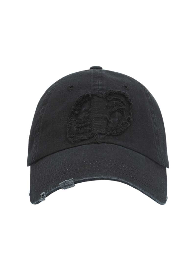 【AS"ON】 PATCH BALL CAP / BLACK キャップ 正規品