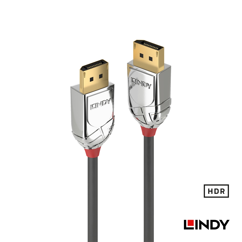【36304】 LINDY 5m CROMO LINE DisplayPort 1.2ケーブル