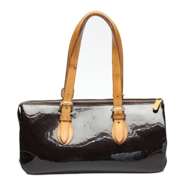 M93510 ローズウッドアベニュー ヴェルニ ショルダーバッグ アマラント