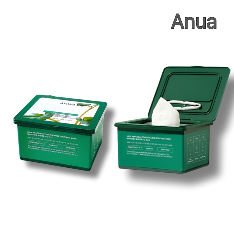 ドクダミ ダブルスージング マスクパック 30枚入 / 鎮静・保湿・毛穴ケア / 韓国コスメ