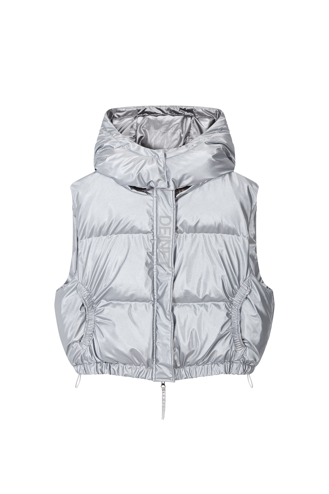 【DEINET】 GLOSSY PADDING VEST : SILVER 21,016円