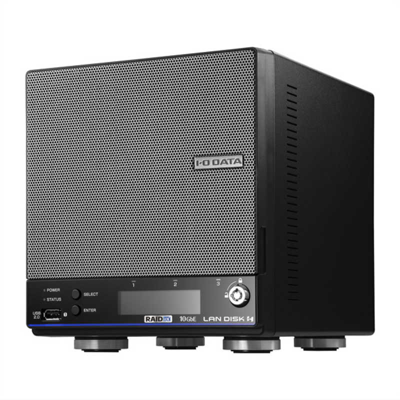 IOデータ　法人向け2ドライブNAS(ネットワークHDD)5年保証 4TB ［据え置き型］ ブラック　HDL2-HB04