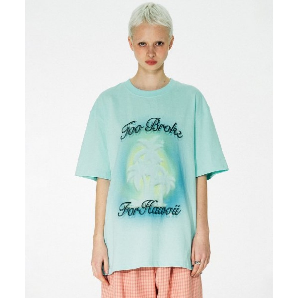 スカルプターサマー・イズ・ペインテッド Tシャツミント