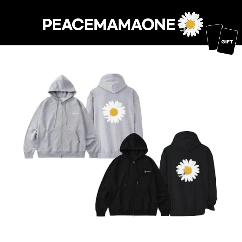 現地購買 [公式] G-DRAGON PEACEMAMAONE Peaceminusone + MAMA POP-UP MD ZIP-UP HOODIE
