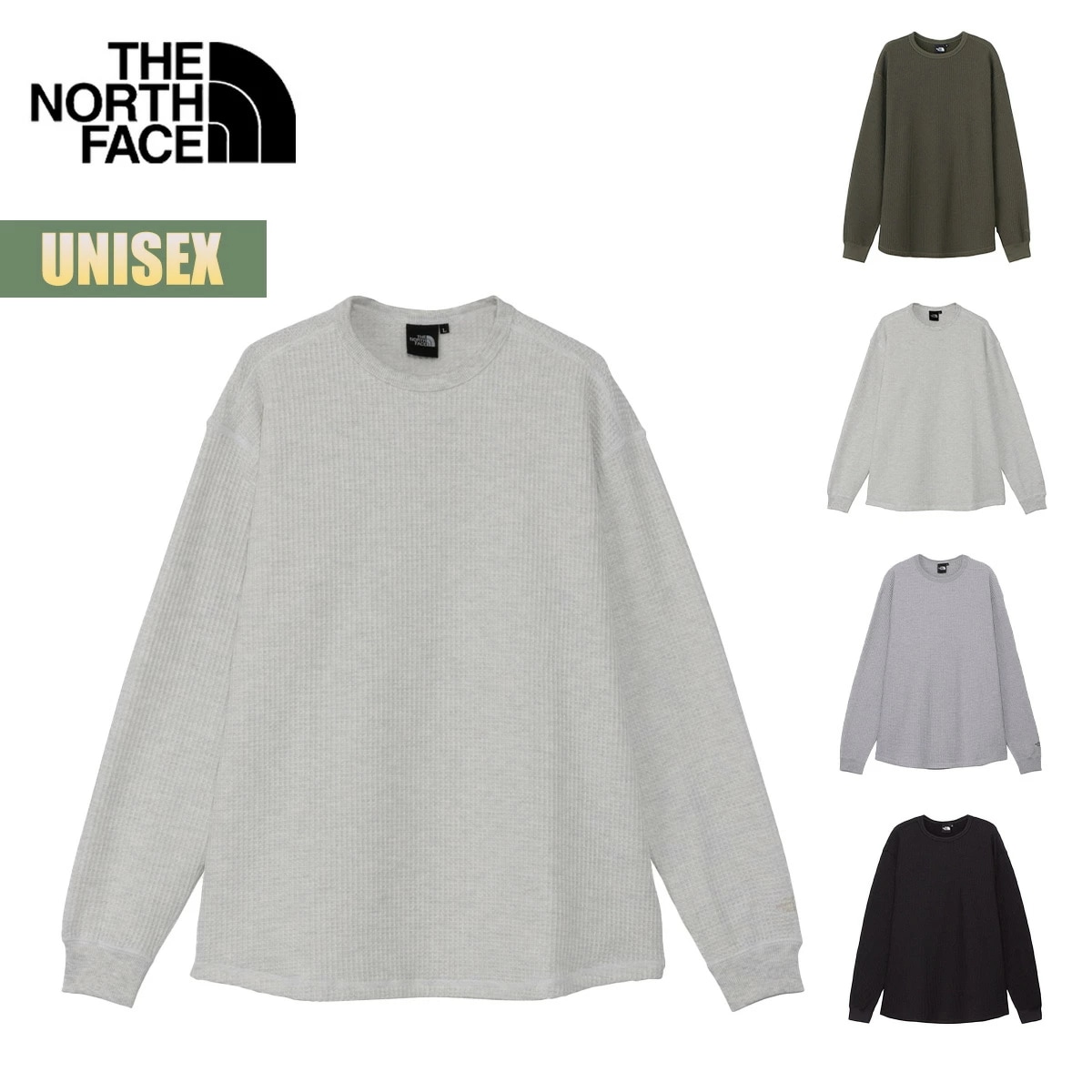 Tシャツ ロングスリーブウォームワッフルクルー L/S Warm Waffle Crew ワッフルT ロンT カットソー 長袖 ユニセックス シンプル ストレッチ イージーケア