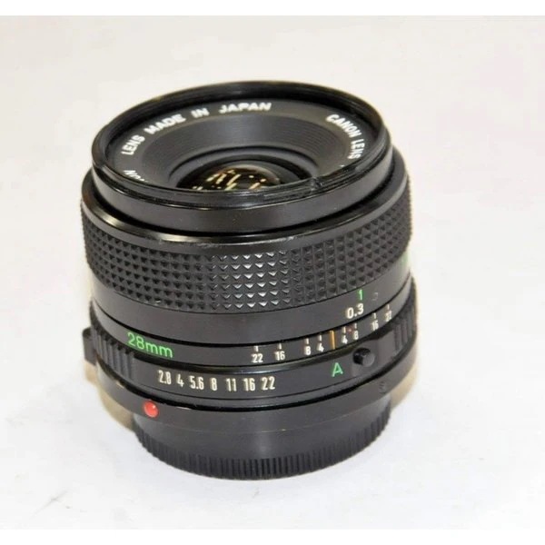 【中古】キヤノン Canon MFレンズ NewFD 28mm F2.8