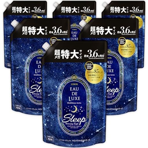 レノア オードリュクス 柔軟剤 マインドフルネスシリーズ スリープ 詰め替え 1,360mL×6袋 [ケース品]
