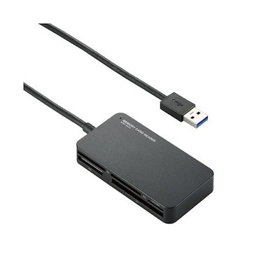 他サイト： エレコム MR3-A006BK USB3.0対応カードリーダー/ライタ（ブラック） MR3A006BKの商品画像