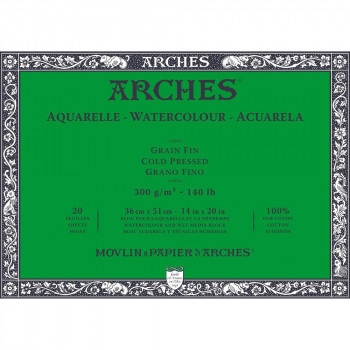 マルマン アルシュ ブロック 300g 細目 360×510mm 1795063