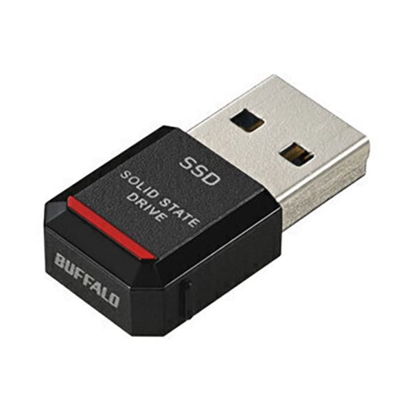 バッファロー SSD-PST250U3BA 外付けSSD 極小サイズ 250GB SSD-PST250U3-BA