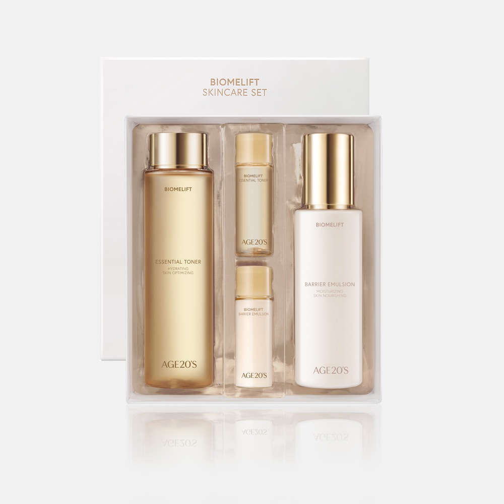エイジトゥウェニス バイオームリフト スキンケア 4点 セット (トナー195ml+エマルジョン150ml+トナー20ml+エマルジョン20ml)
