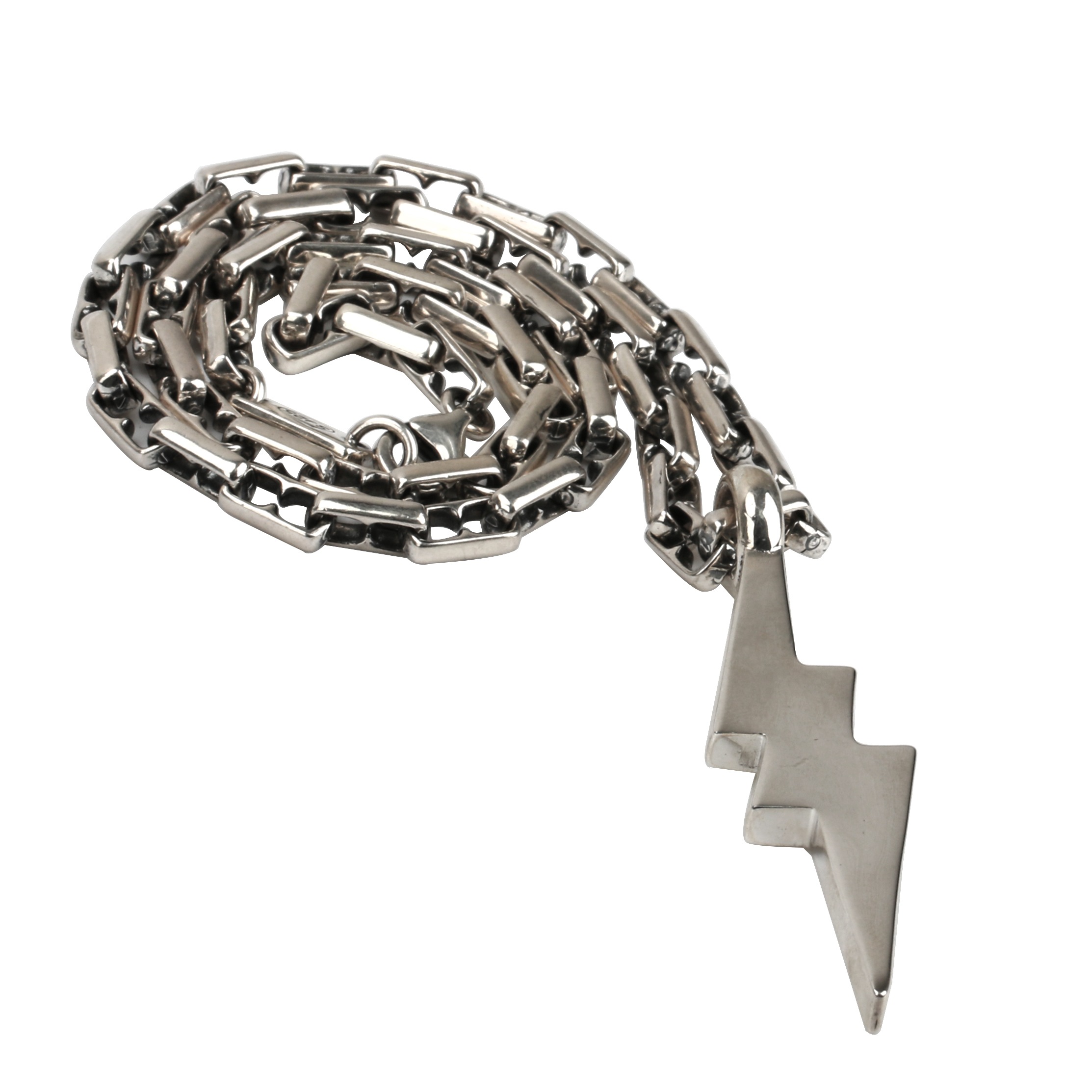 925 稲妻ネックレス [ns107]