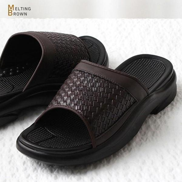 メンズ夏スリッパ男性オフィススリッパLu2