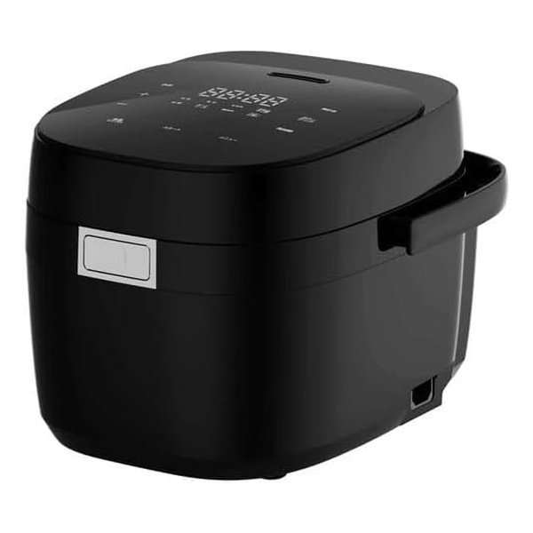 IH炊飯器 5合炊き/球形厚がま/蒸し皿付属/タッチ式操作パネル/ブラック GD-IH100BK