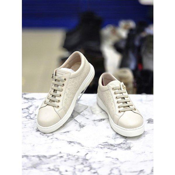 女性3cm軽量バンディング型コンフォートカジュアルスニーカー運動靴3FR479