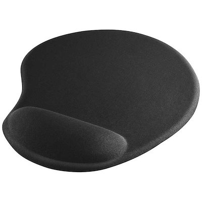 他サイト： BUFFALO　リストレスト一体型マウスパッド　ブラック　BSPD16BKの商品画像