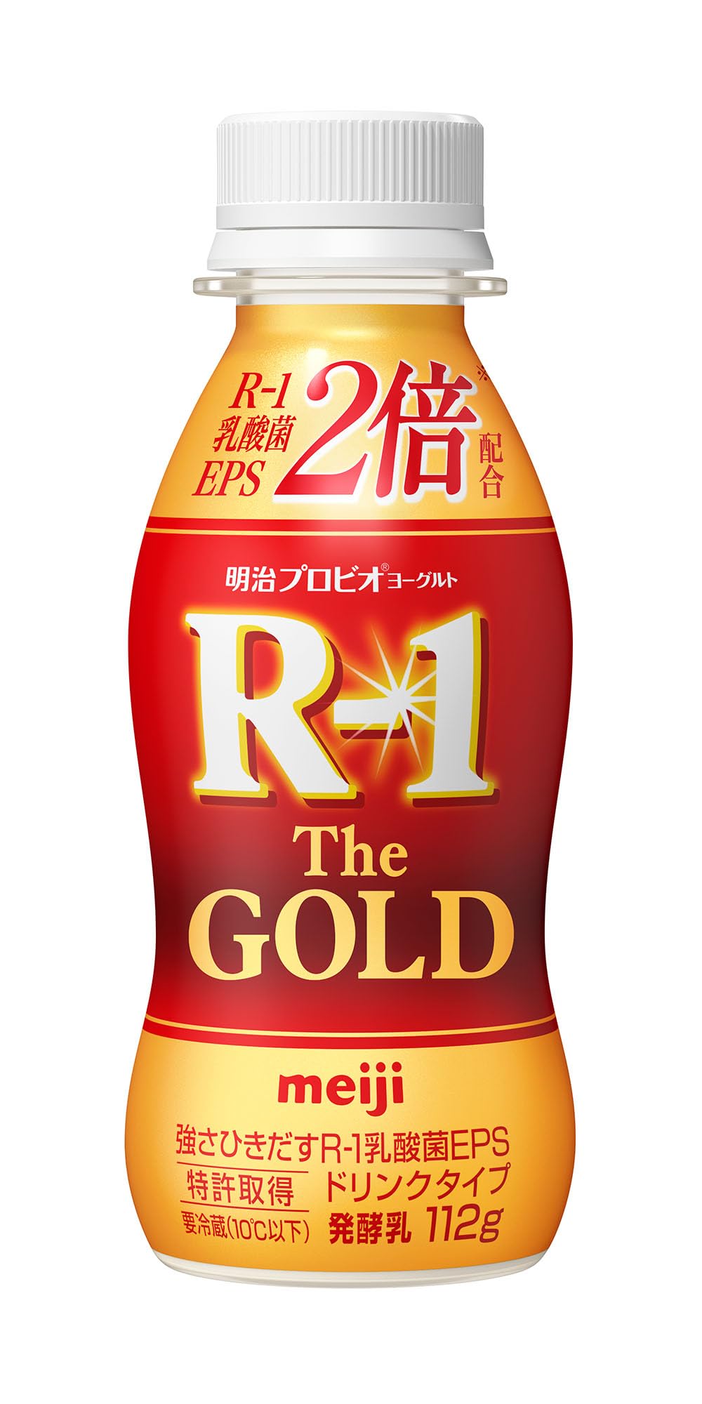 【Amazon.co.jp限定】明治プロビオヨーグルトR-1 ドリンクタイプ The Gold 112g×24本 強さひきだす乳酸菌【クール便】 5,332円