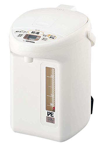 象印 マイコン沸とうVE電気まほうびん 3.0L ホワイトZOJIRUSHI 優湯生(ゆうとう