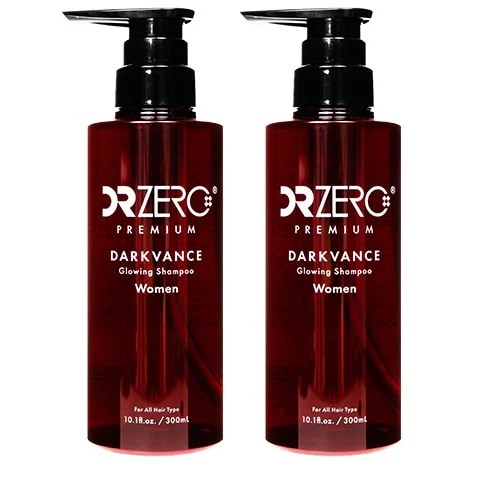 ダークヴァンスグローイングシャンプー 女性用 300ml 2本 DRZERO 到着日時時間指定不可　海外発送　国際郵便発送