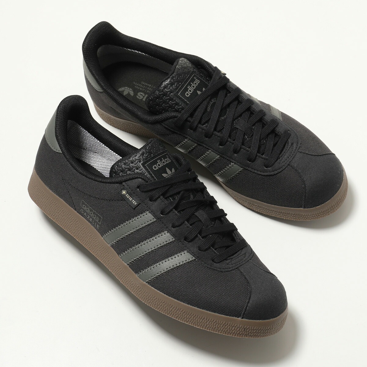 adidas Originals アディダスオリジナルス スニーカー GAZELLE GTX ガゼル ゴアテックス JR2727 メンズ ローカット ロゴ シューズ 靴 CBLACK/UTIGRE