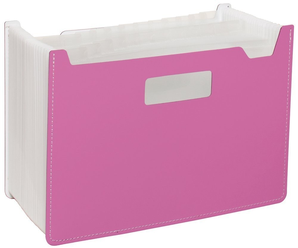 （まとめ買い）パピエリ ドキュメントスタンド ワイド 25P ピンク FB-2382-21 [x3]