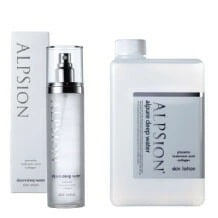 【送料無料】 アルピジョン ALPSION ／ アルピュア ／ ディープ ウォーター 140ml ＆ 1L セット ／ 化粧水 スキン ＆ボディ サロン専売品