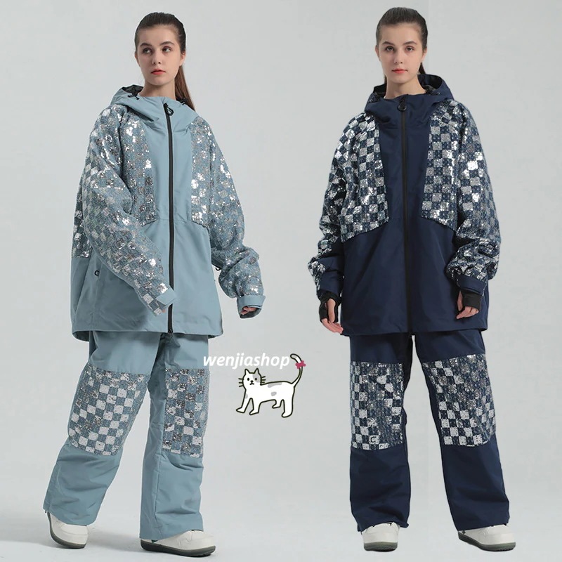 スノーボードウェア 上下セット メンズ レディース 男女兼用 2023 2024新作 パンツ ジャケット アウター スノボウェア スノーウェア スキーウェア スノボーウェア 韓国風 防風 防水 防寒