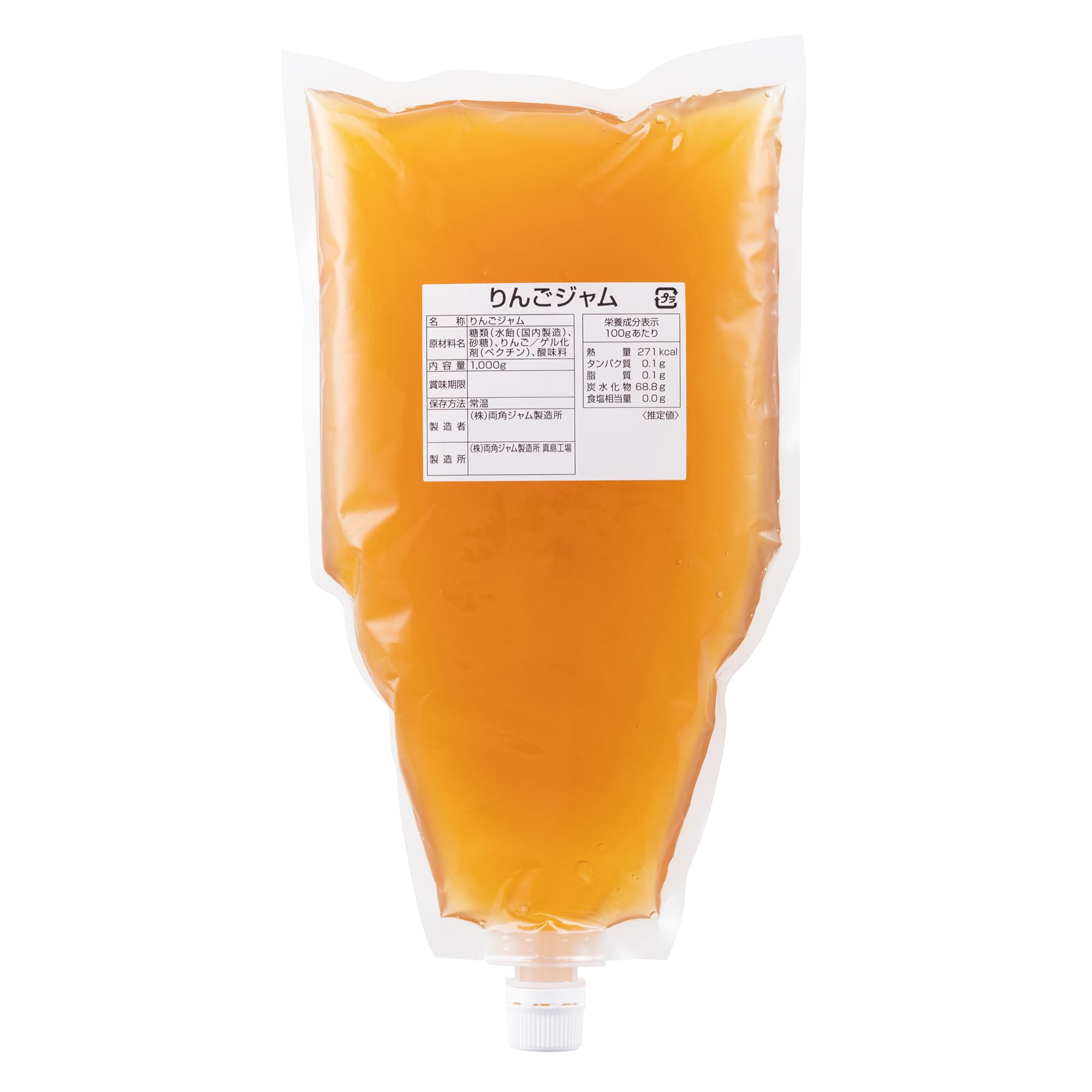 両角 (モロズミ) りんごジャム 1kg袋×6