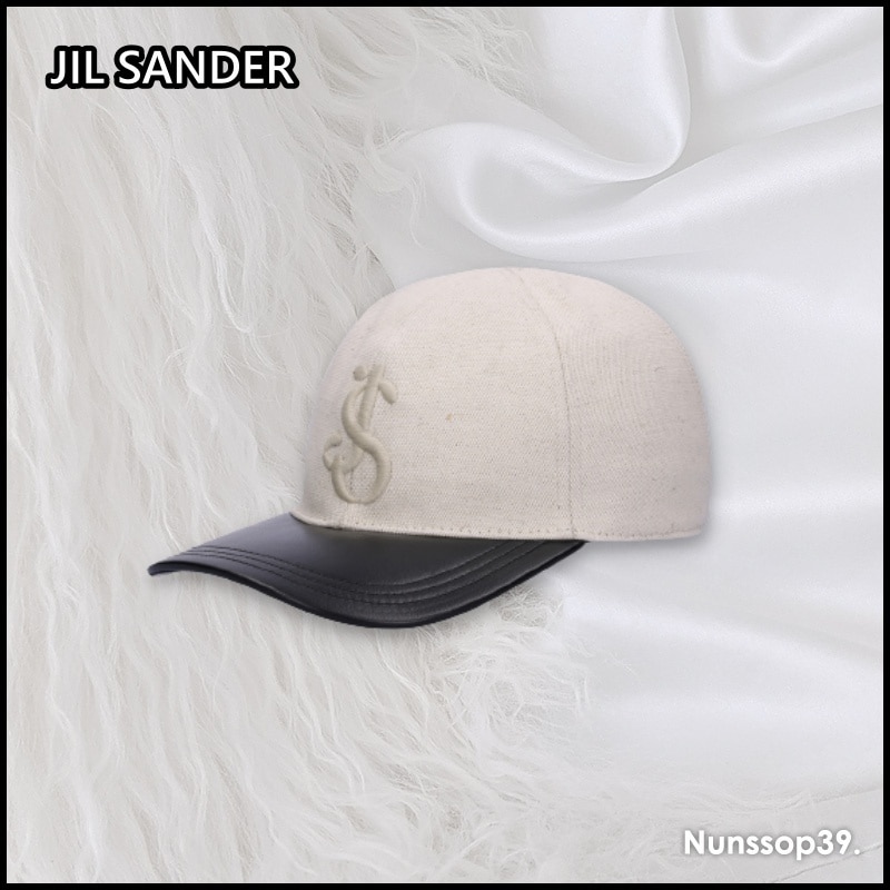 JIL SANDER J01TC0101 J46421 280 logo baseball cap