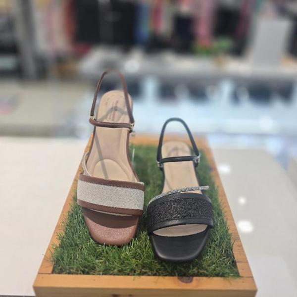 セーブゾーン04 女性セミドレスキュービックミュールサンダルツーウェイサンダル3cm ブラック 3THUDJFR023 (S40958747)