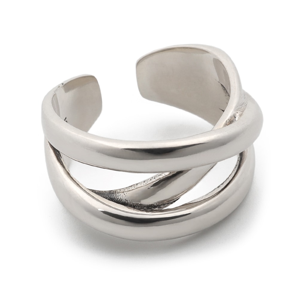 925 3連ラインリング [cr464]