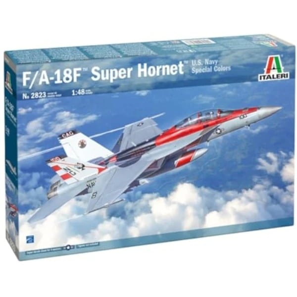 イタレリ タミヤ 1/48 飛行機シリーズ No.2823 アメリカ F/A-18F スーパーホーネット 米海軍特別塗装 プラモデル 38104