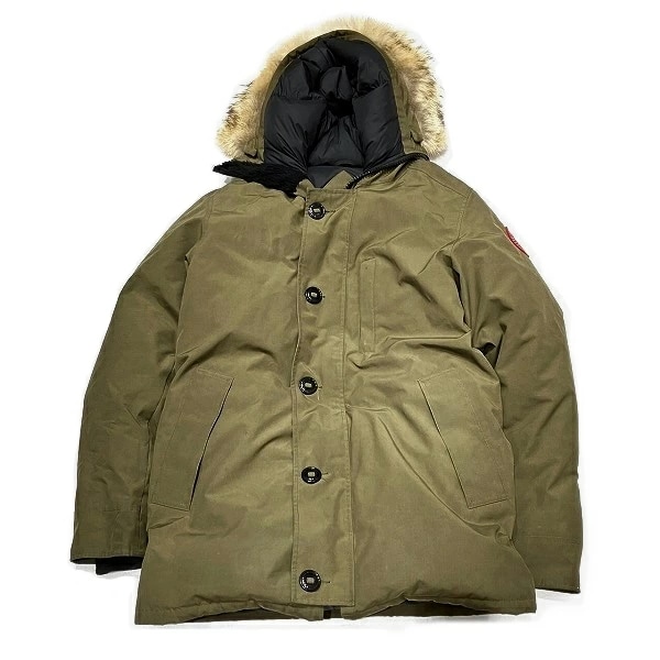 カナダグース カーキ Lサイズ ジャスパー JASPER PARKA 3438JM ダウン 【中古】