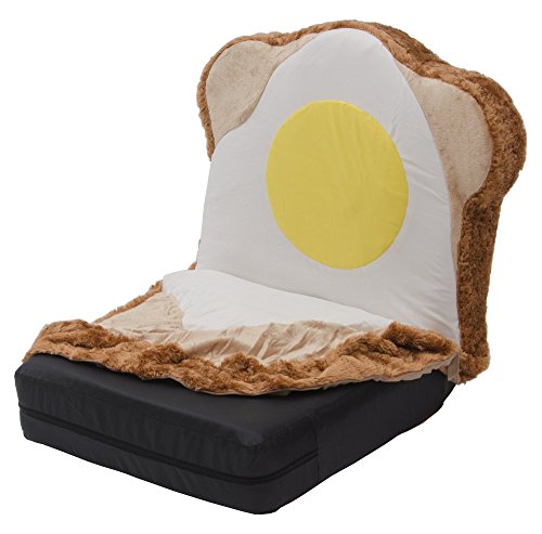 座椅子 低反発 カバーが洗える エッグパン リクライニング 日本製 DPN1c-14段-eggpan+PN1-92BK