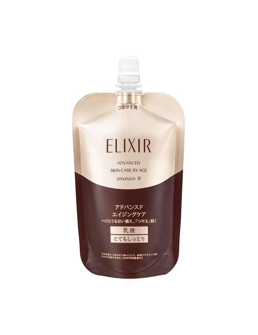ELIXIR(エリクシール) エマルジョン T 3 (つめかえ用) ローション 3(とてもしっとり) 詰め替え 110グラム (x 1)