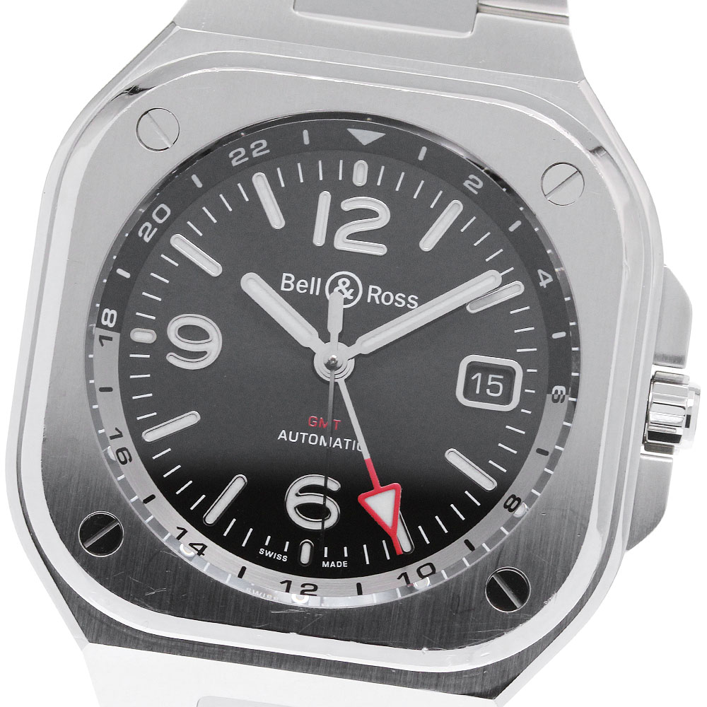 ベル＆ロス Bell＆Ross BR05G-BL-ST/SST BR05 GMT デイト 自動巻き メンズ _825577【中古】