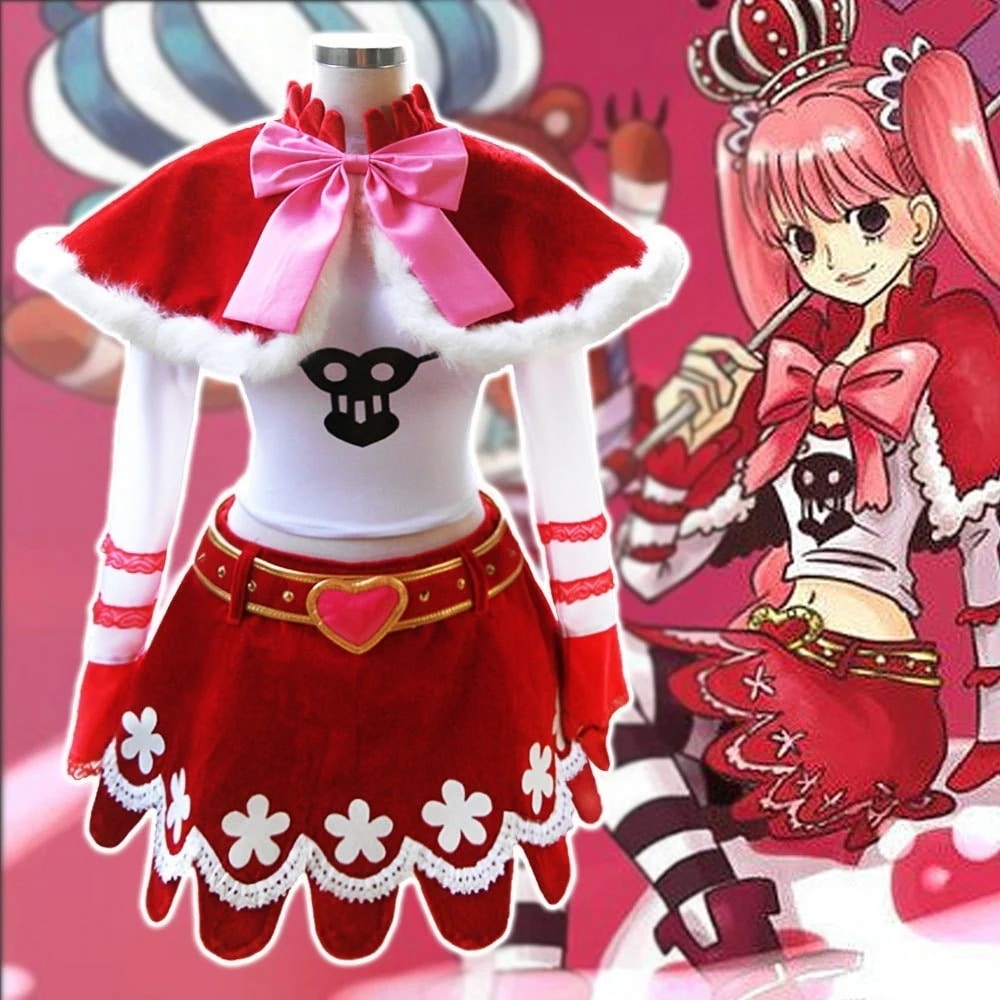 ワンピースワンピースonepieceペロナコスプレもののけ姫コスプレアニメ女装少女服を披露