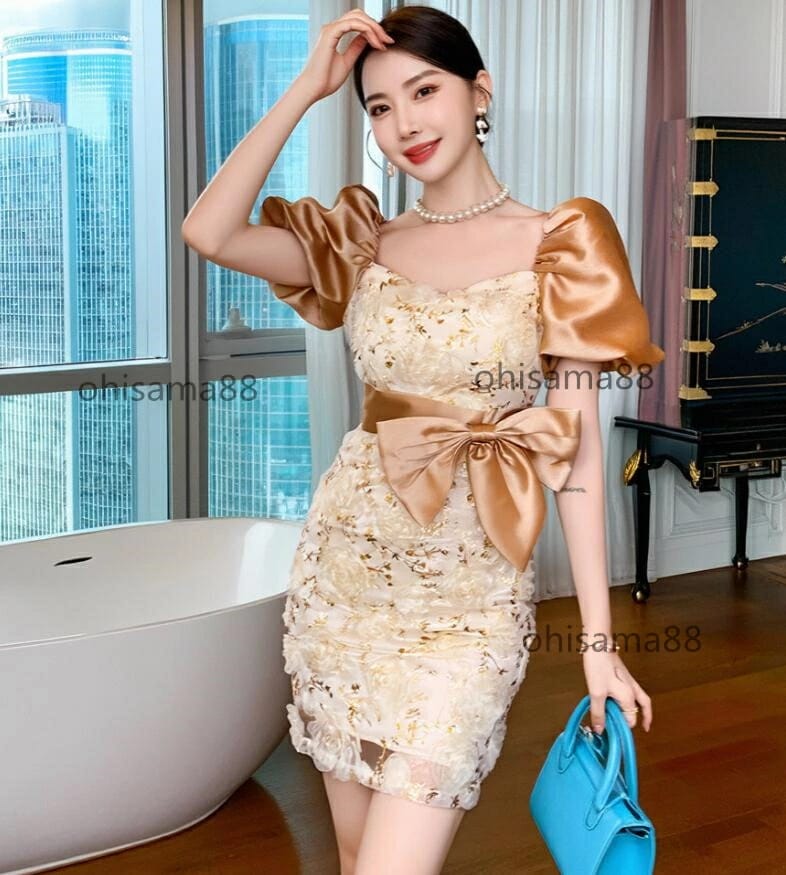 新品大人気タイトワンピース レディース レースワンピース 韓国風 きれいめ お呼ばれワンピース 結婚式 可愛い 短袖 お姫様ワンピース オフィス 二次会 フォーマル 通勤 OL お嬢様 20代30代4