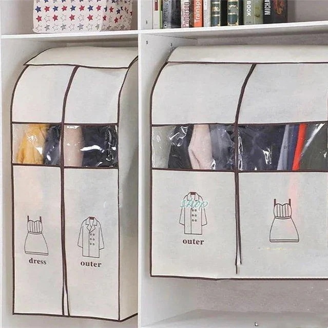 高級な質感 衣装カバー 洋服カバー まとめてタイプ ホコリ防止 衣類収納 取り付け簡単 衣類カバー ウエアカバー 収納カバー 型崩れ防止 防湿 防虫 汚れ防止